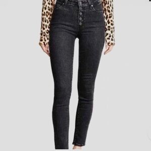 PAIGE Women's Hoxton Slim Jeans Exposed Buttons Size 28 ! (Orig. $198.00)